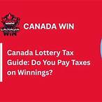 do you pay taxes on lottery winnings in canada